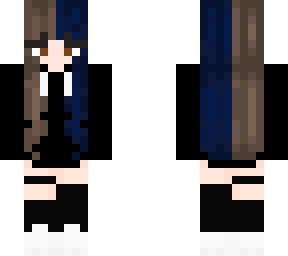 blue recolor of emo girl teen