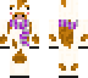 cow with a scarf