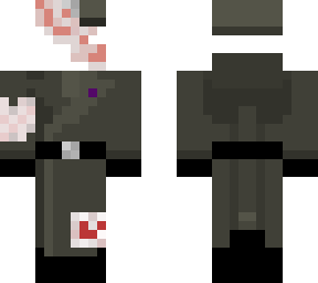 injured imperial officer (in trench coat