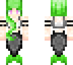 neon mermaid w\bones