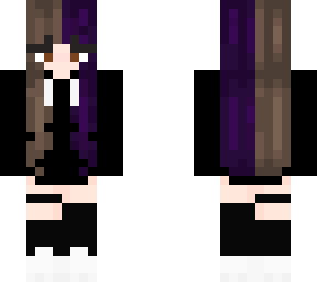 purple recolor of emo girl teen