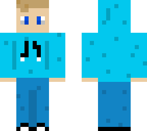 blue hoodie boy