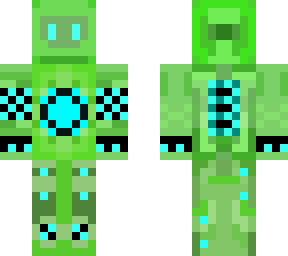 green robot