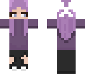 purple hair girl