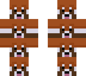 red panda face