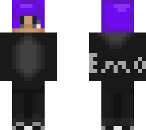 abcdemo black everything (except hair, skin eyes and already white parts)