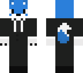 blue fox suit skin