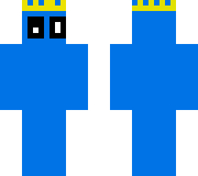blue man but has a crown