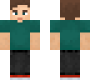 cyan shirt