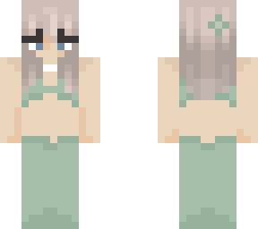 green mermaid!!