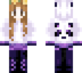 panda hoodie girl