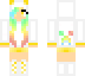 pastel creeper girl (added yellow)