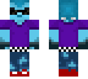 vaporeon // purple sleeves and jeans