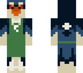 bird with apron