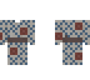 blue and cream yukata
