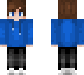 blue casual skin