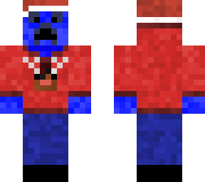 blue creeper with hoodie chrismas edition