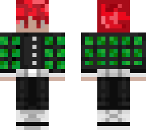 demon slayer with red hair