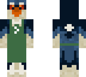 detailed bird with apron