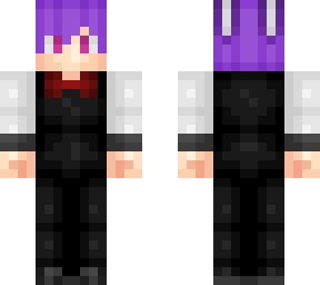 human bonnie in a black suit