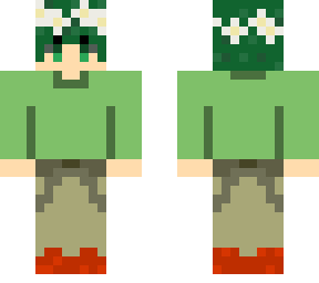 izuku midoriya flower headband