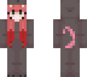 my girl pink rat with tail