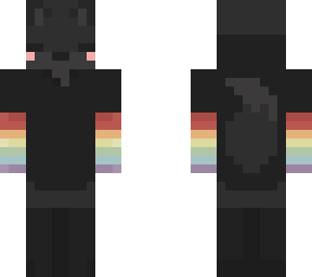 rainbow black fox