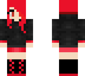 red girl (hood down)