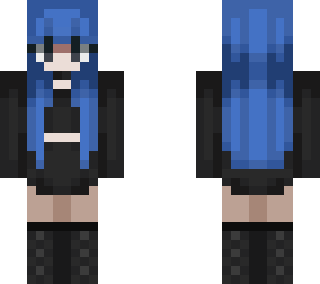 black n blue gal