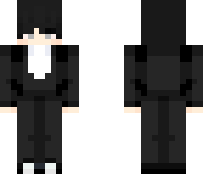 boy in tux hoodie