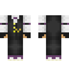 headless purple suit
