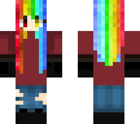 rainbow girl