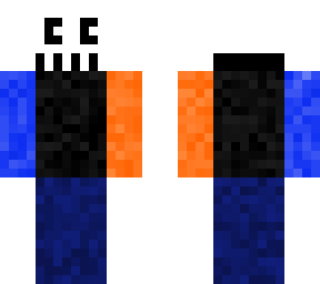 skull blue and orange flames (uppdated