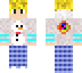 blond christmas skin