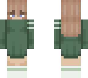 green dress