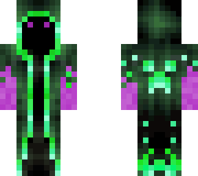 green mage with purple fire