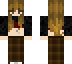grunge/slightly emo/goth girl