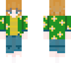 orange hair flower girl!