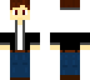 a boy white and black