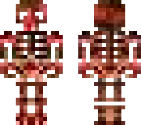 bloody skeleton