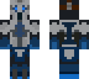 bone knight (royal blue)