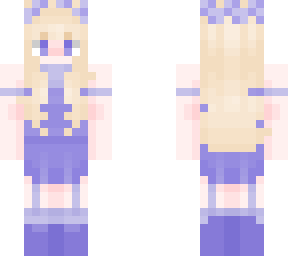 purple flower girl