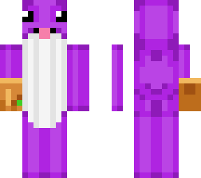 purple whale with infinity gauntlet
