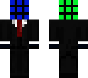 rubix cube head skin (made by moohad)