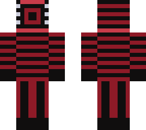 skin red and black