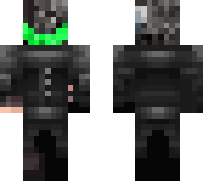 a green faceless one