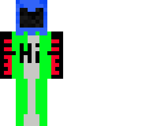 blue cyborg
