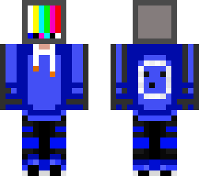 blue tv head