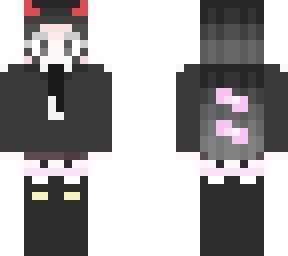 demon black hair girl
