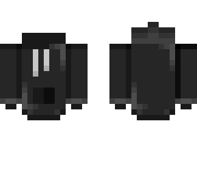 featureless black hoodie | Minecraft Skin
